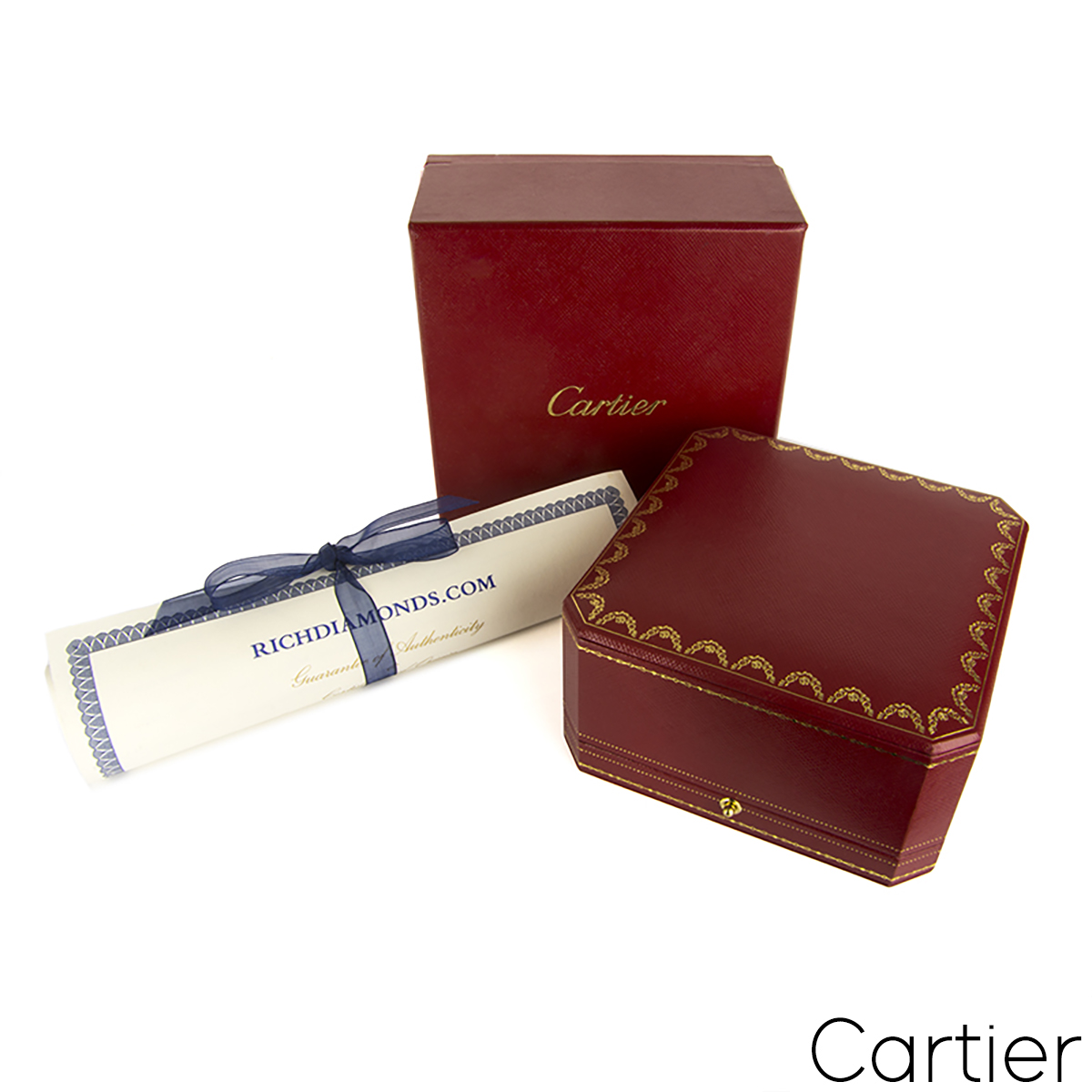 Cartier Rose Gold Coloured Stones Love Bracelet Size 17 B6036517